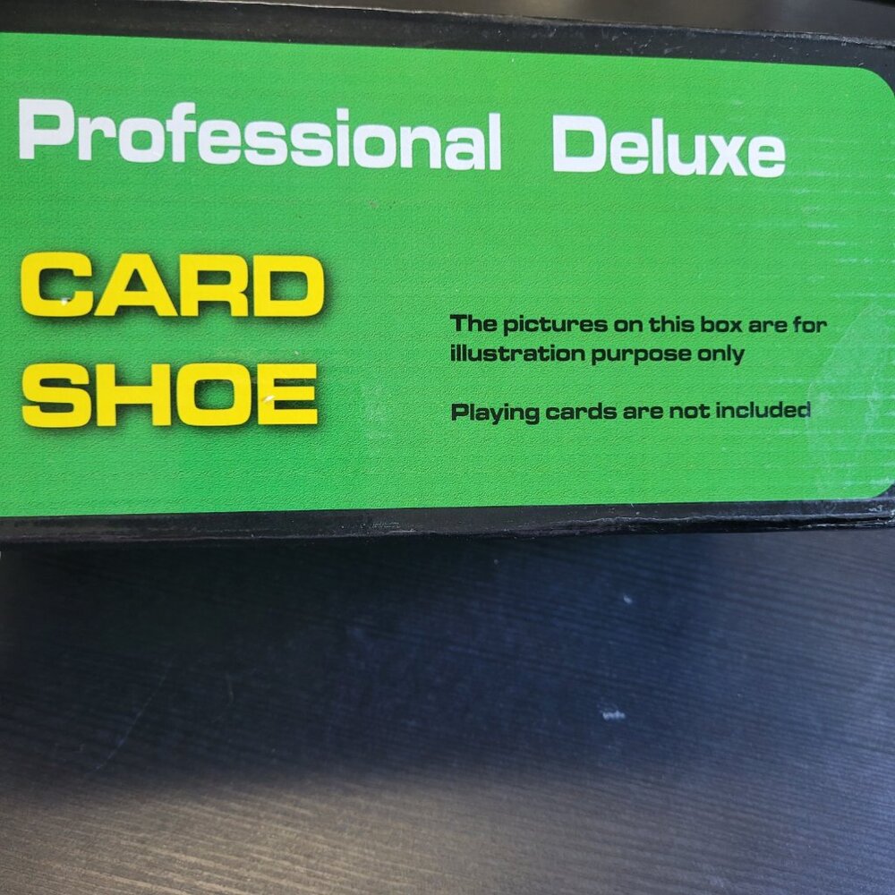 Professional Deluxe Card Dealer Shoe Holds 2 Decks of Cards - Picture 6 of 7